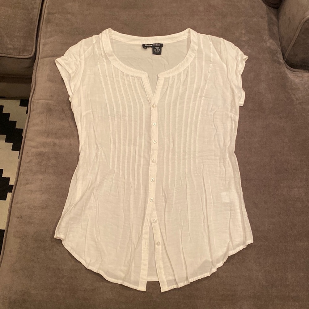 Barely Worn Sandra Ingrish Lightweight Short Slee… - image 1